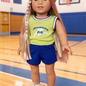 American Girl Julie Retired Basketball Outfit – Jaguars 22 – Outfit only